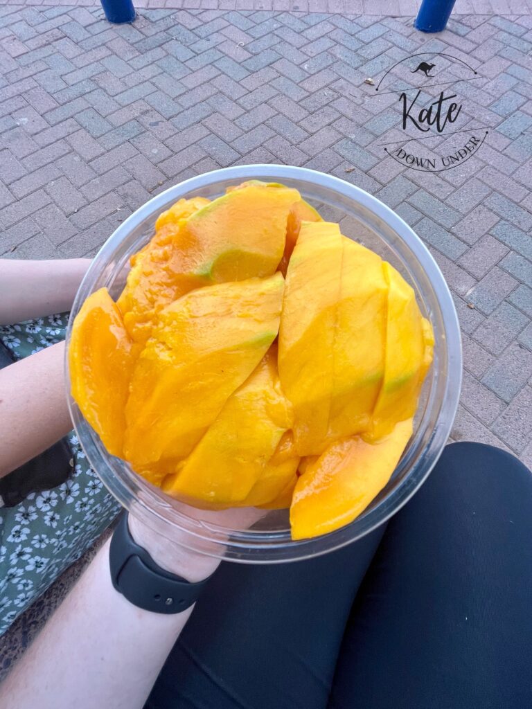 Fresh mangoes at Mindil Beach Sunset Market