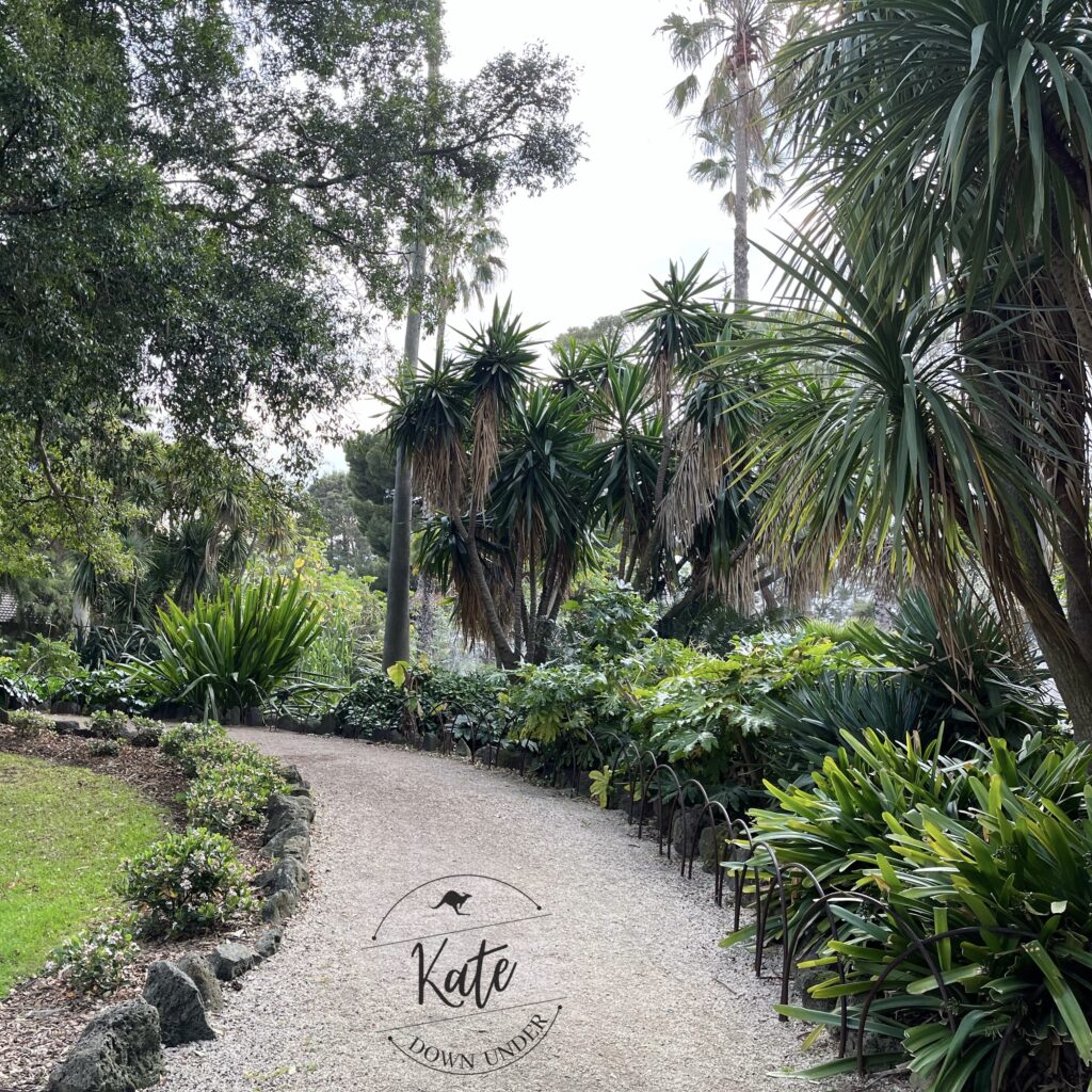 a walking trail at Williamstown Botanic Gardens