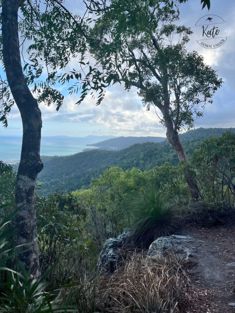 Looking down to Pioneer Bay from Honeyeater Lookout