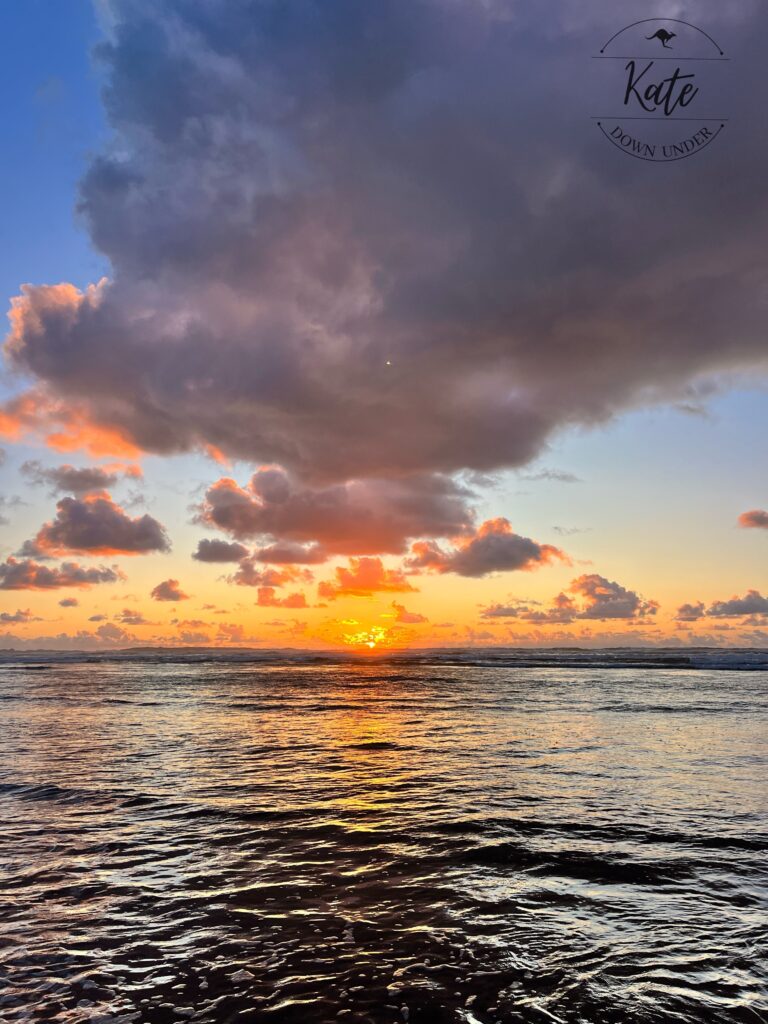 A sunset as viewed from Tasmania's west coast
